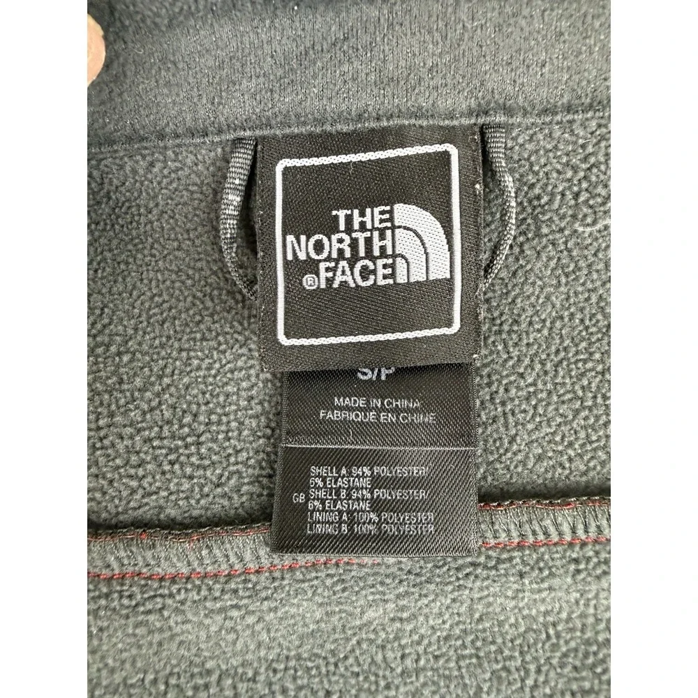 The North Face‎ TNF Apex Bionic Soft Shell Jacket Small Red and Black Full Zip